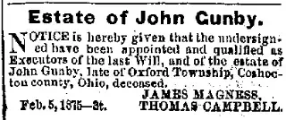 other Newspaper clipping from Feb 5, 1875 5906909