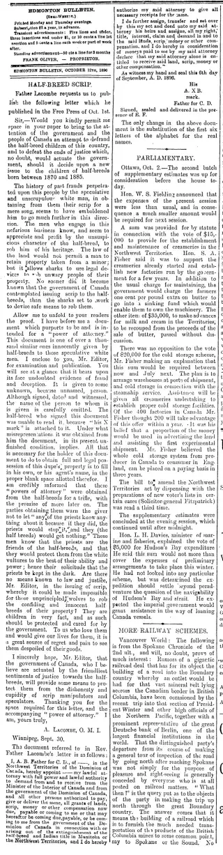 other Newspaper clipping from Oct 12, 1896 5907331