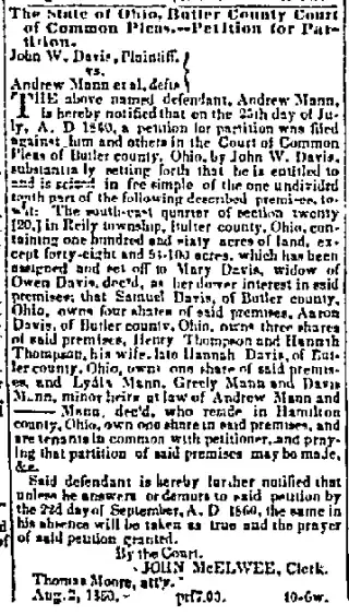 other Newspaper clipping from Aug 23, 1860 5907374