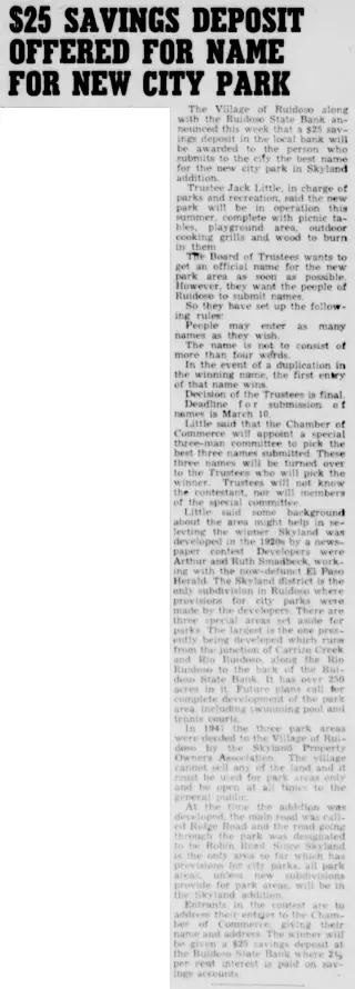 other Newspaper clipping from Feb 8, 1957 5907532