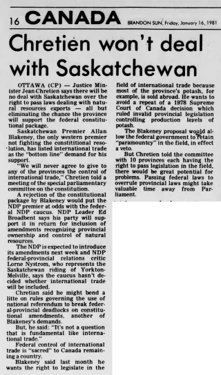 other Newspaper clipping from Jan 16, 1981 5908050