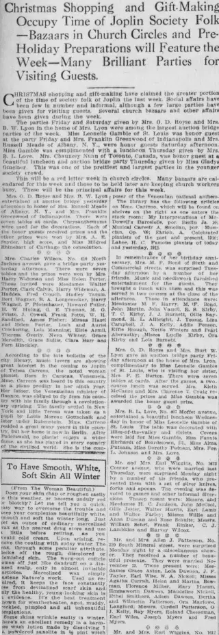 other Newspaper clipping from Dec 7, 1913 5908646