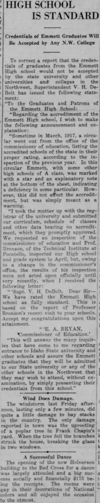 other Newspaper clipping from Aug 9, 1917 5908750