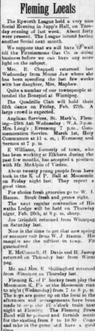 other Newspaper clipping from Feb 25, 1914 5909180