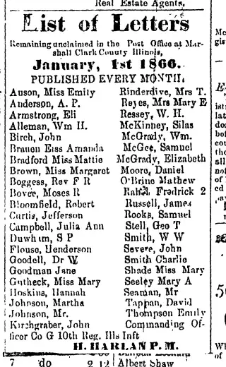 other Newspaper clipping from Jan 5, 1866 5909233