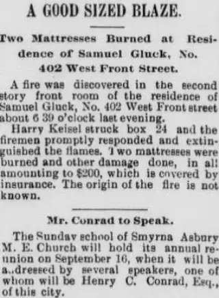 other Newspaper clipping from Aug 24, 1900 5909871