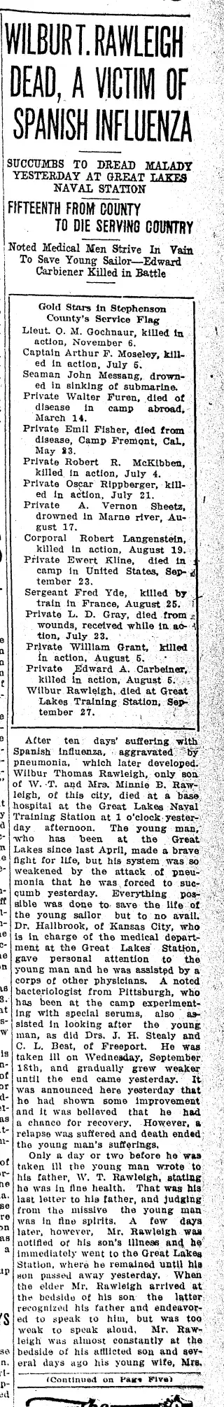 other Newspaper clipping from Sep 28, 1918 5910291