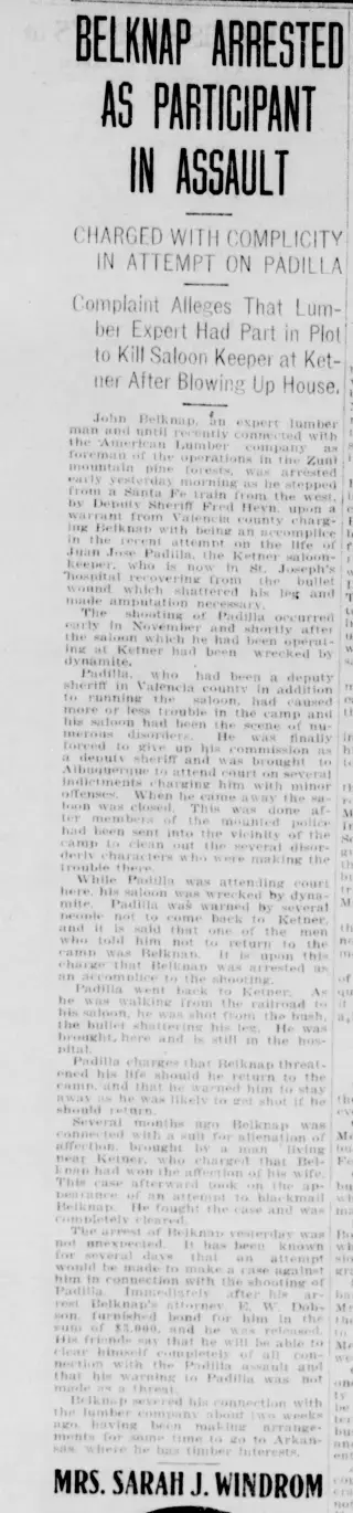 other Newspaper clipping from Dec 5, 1906 5910442