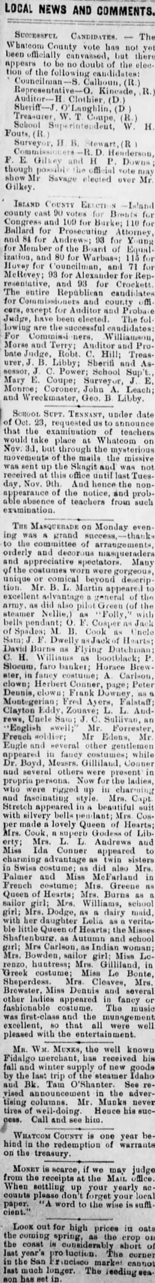 other Newspaper clipping from Nov 13, 1880 5910445