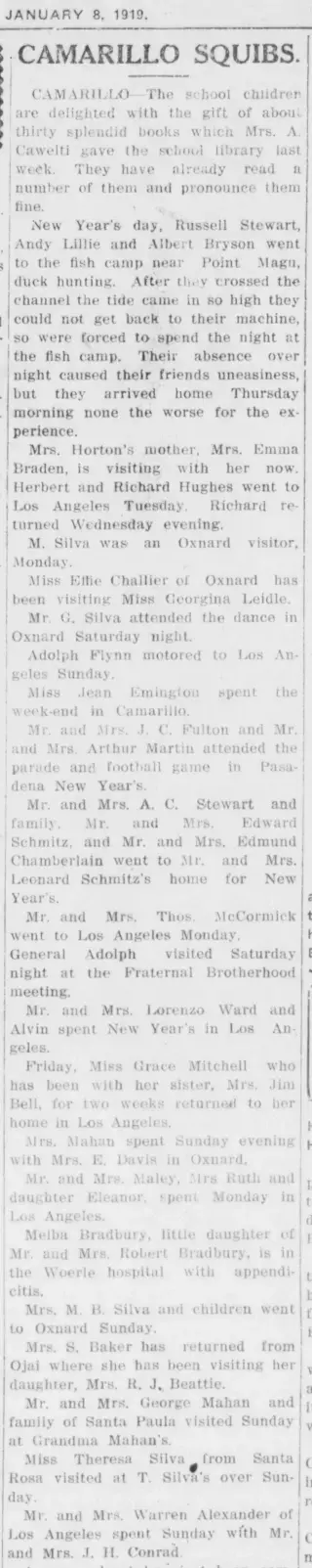 other Newspaper clipping from Jan 8, 1919 5910477
