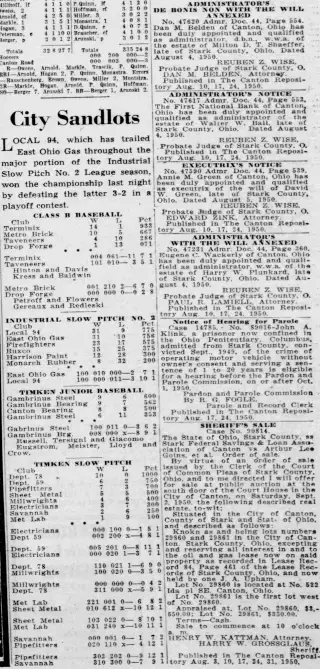 other Newspaper clipping from Aug 24, 1950 5910559