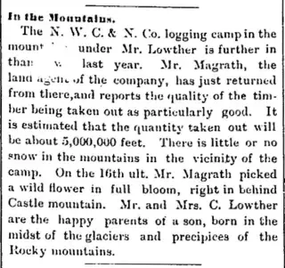 other Newspaper clipping from Dec 1, 1885 5910699
