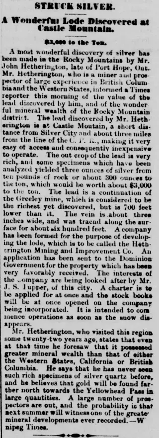 other Newspaper clipping from Jan 18, 1884 5910714