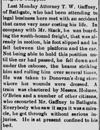 other Newspaper clipping from Apr 25, 1890 5910879