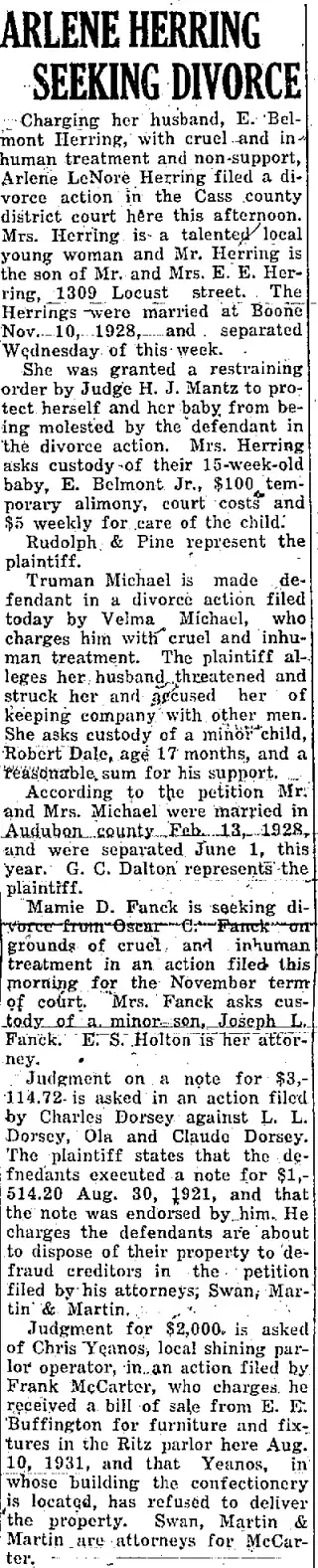 Marriage Newspaper clipping from Oct 31, 1931 5910908