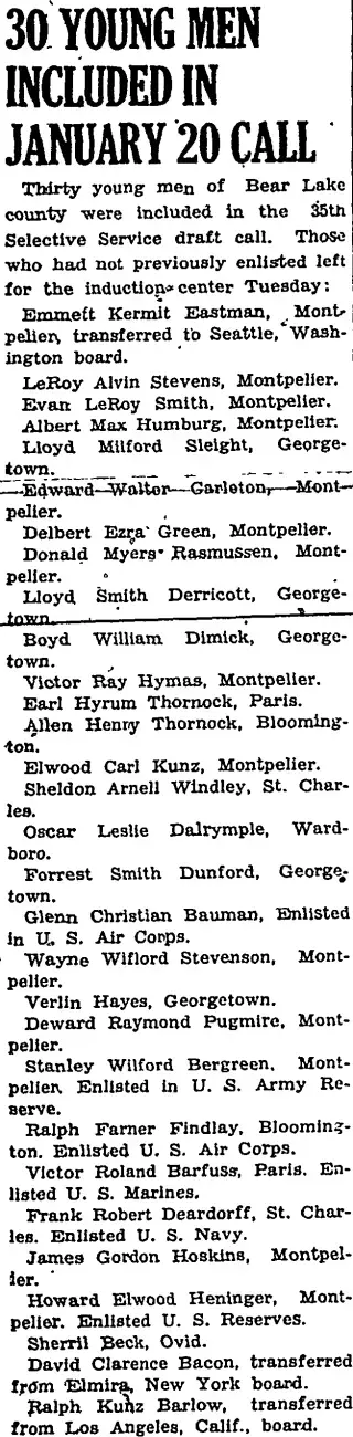 Military Newspaper clipping from Jan 21, 1943 5910964