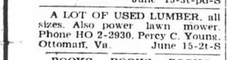 other Newspaper clipping from Jun 15, 1961 5911078