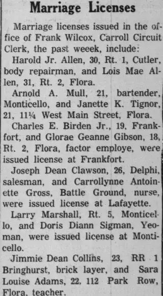 Marriage Newspaper clipping from Jun 24, 1965 5911241