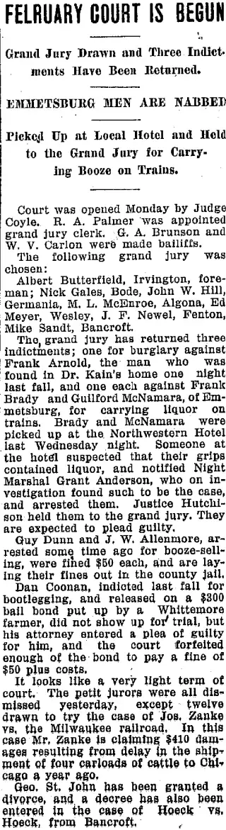 Crime Newspaper clipping from Feb 14, 1917 5911331