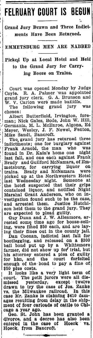 Crime Newspaper clipping from Feb 14, 1917 5911332