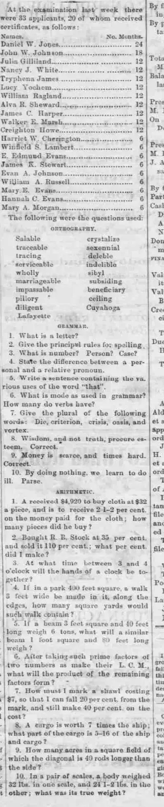 General news Newspaper clipping from Apr 1, 1875 5911404