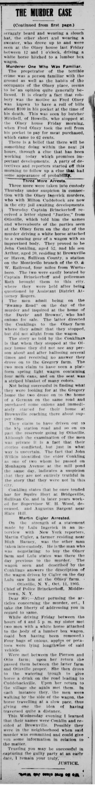 other Newspaper clipping from Oct 13, 1905 5911606