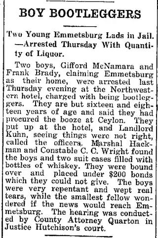 Crime Newspaper clipping from Feb 14, 1917 5911876