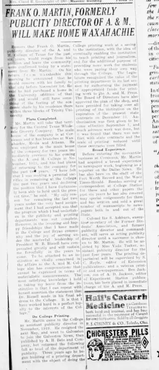 other Newspaper clipping from Oct 24, 1925 5912050
