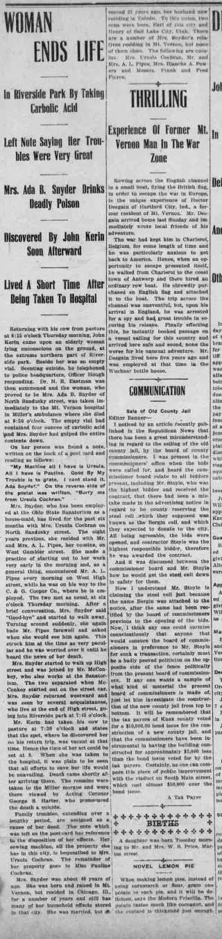 other Newspaper clipping from Sep 25, 1914 5912298
