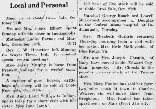 other Newspaper clipping from Oct 25, 1919 5912391