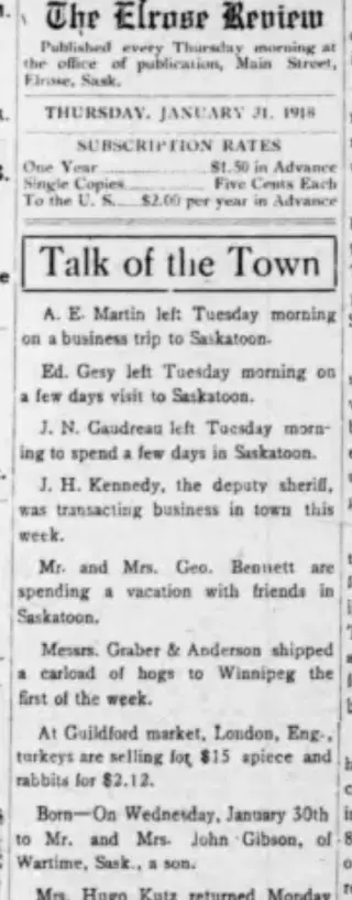 other Newspaper clipping from Jan 31, 1918 5912509
