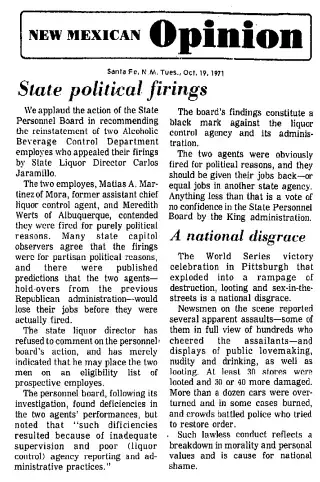 other Newspaper clipping from Oct 19, 1971 5912644