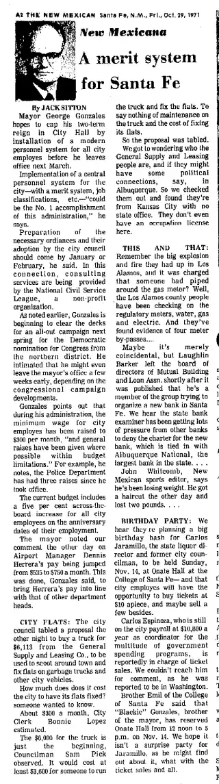 other Newspaper clipping from Oct 29, 1971 5912744
