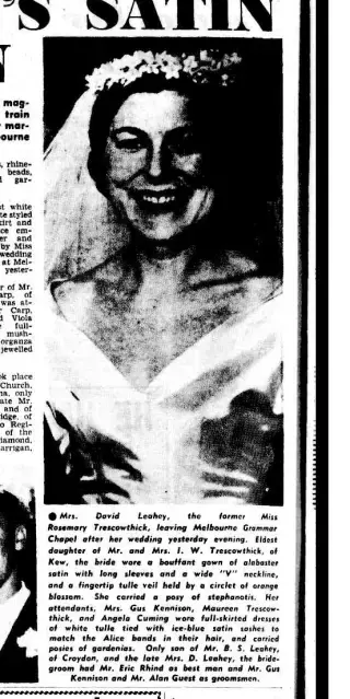 Marriage Newspaper clipping from Feb 23, 1955 5913303