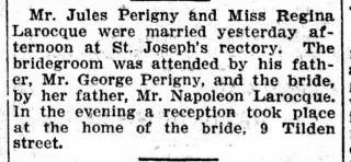 Marriage Newspaper clipping from Oct 26, 1908 5913475