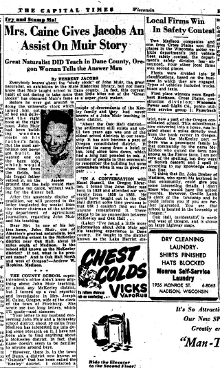 other Newspaper clipping from Feb 15, 1952 5913692