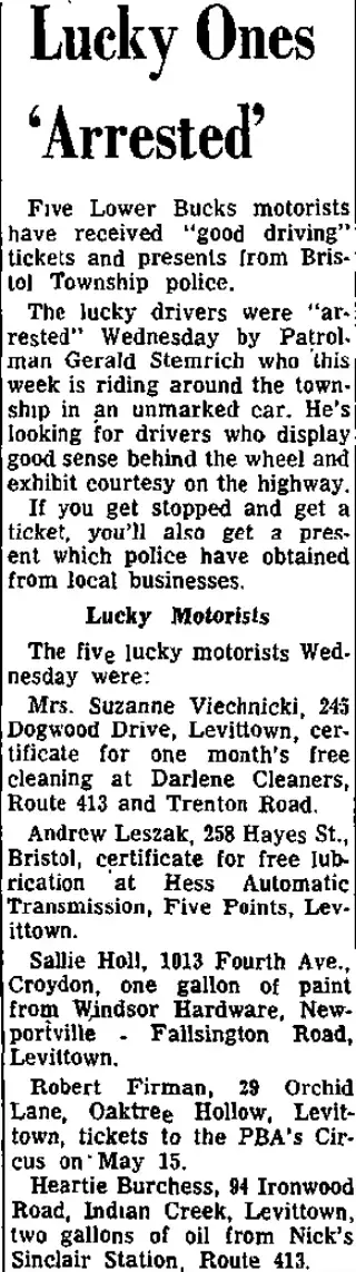 other Newspaper clipping from May 6, 1966 5914343