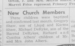 other Newspaper clipping from Dec 1, 1957 5914865