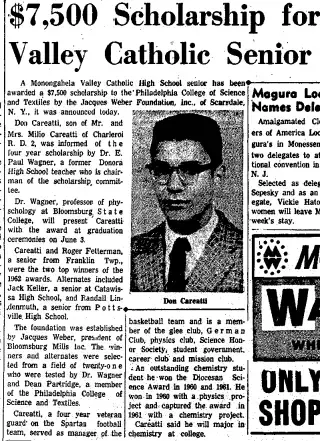 other Newspaper clipping from May 4, 1962 5915235