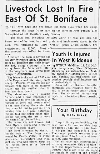 other Newspaper clipping from Apr 29, 1940 5915642