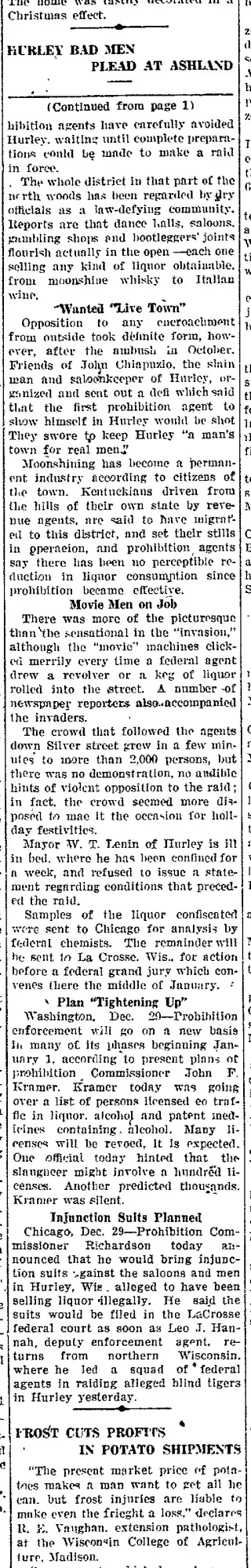 other Newspaper clipping from Dec 31, 1920 5915849