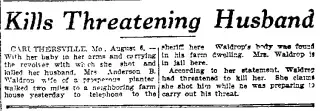 other Newspaper clipping from Aug 6, 1913 5915898