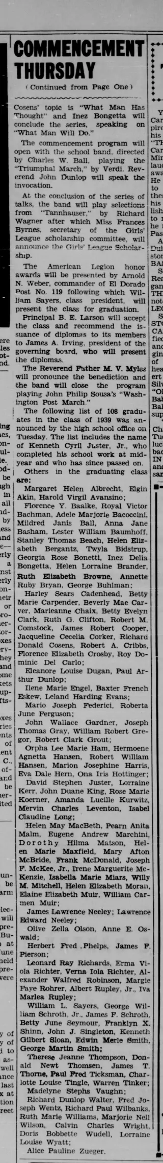 other Newspaper clipping from Jun 8, 1939 5916071