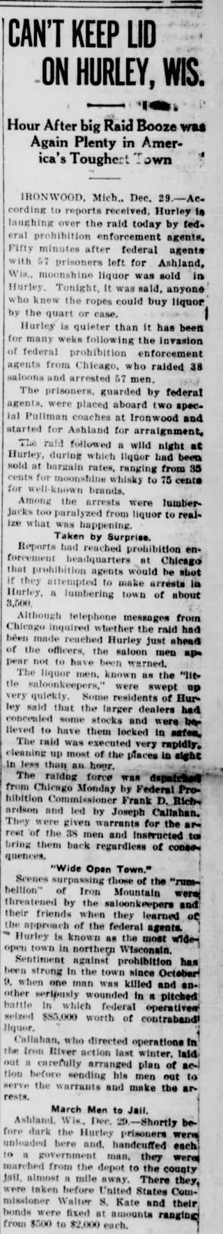 other Newspaper clipping from Dec 29, 1920 5916079
