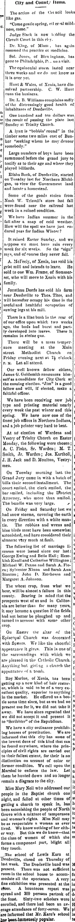 other Newspaper clipping from Apr 9, 1874 5916190
