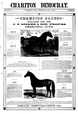 other Newspaper clipping from May 5, 1892 5916429