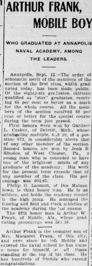 other Newspaper clipping from Sep 13, 1906 5916999