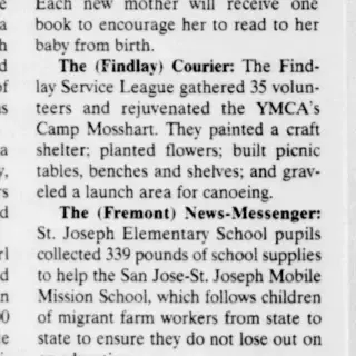 other Newspaper clipping from Apr 18, 1999 5917156