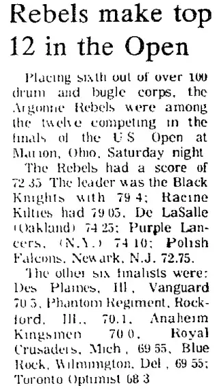other Newspaper clipping from Aug 12, 1973 5917184