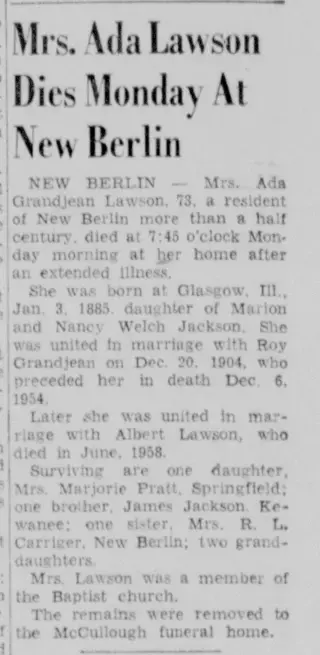other Newspaper clipping from Sep 8, 1958 5917246